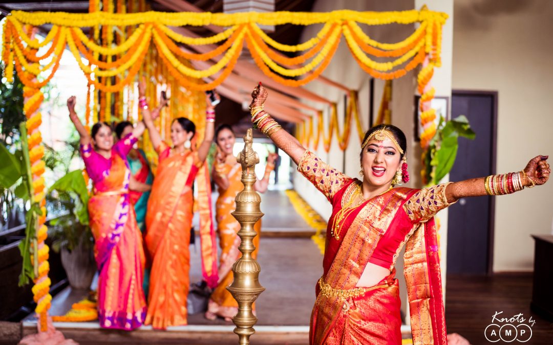 Krishna and Akanksha : Wedding at Temple Tree Leisure, Bangalore