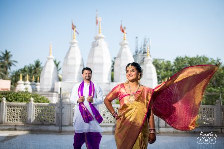 Kiran & Priyanka : Wedding at Juhu Iskon Temple