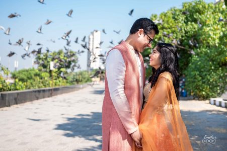 Prasham & Namrata : Intimate Engagement Ceremony at Blue Sea
